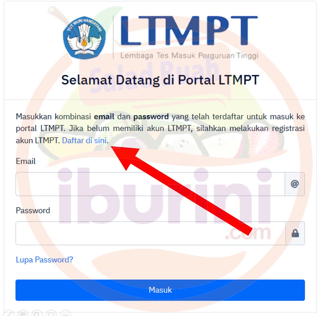 Daftar akun LTMPT 2020